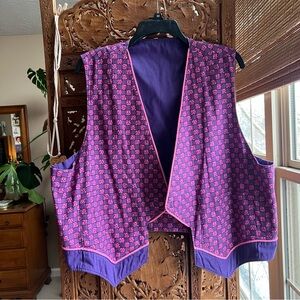 Vintage Purple Vest